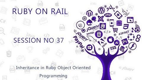 Ruby Programming Tutorial 37  Inheritance in Ruby Object Oriented Programming