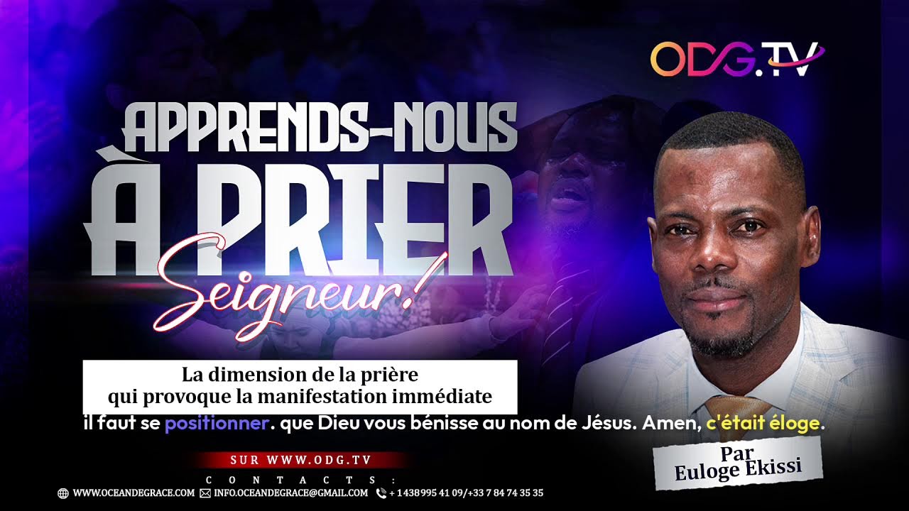 ODG AUX SAINTS DES GRACES- ORDONNE TA RESTAURATION-ODGTV@EULOGE EKISSI