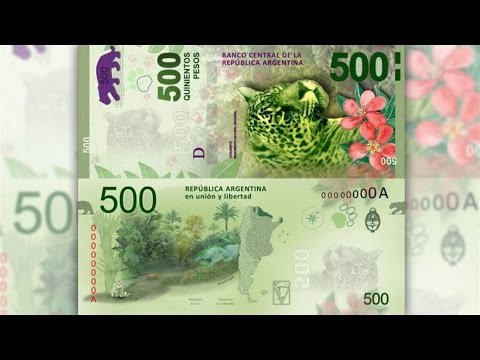 Medidas de seguridad del billete de 500 pesos de Argentina