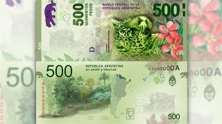 Medidas de seguridad del billete de 500 pesos de Argentina
