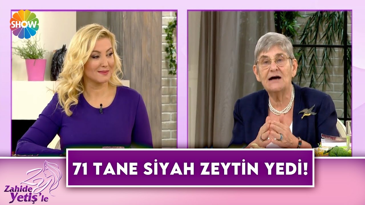 71 tane zeytin yedi bir şey olmadı!