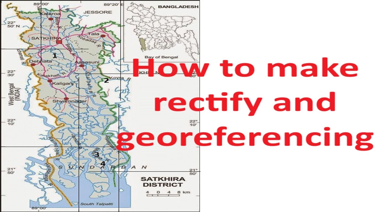 To Rectify How to make rectify image and georeferencing - YouTube
