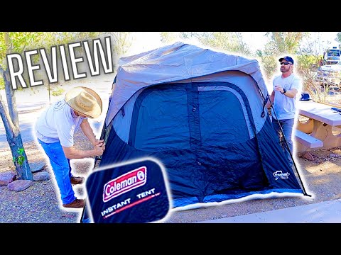 Honest Coleman Instant Tent 6 Unboxing & Review - YouTube
