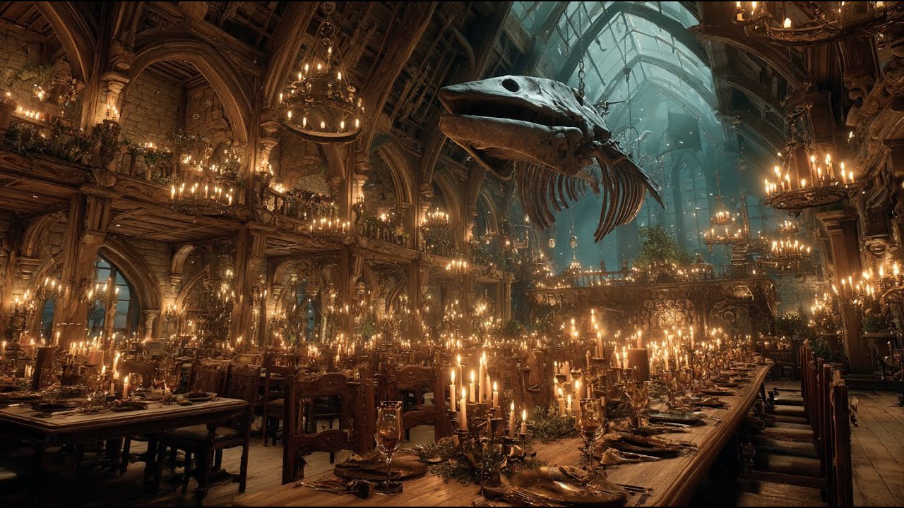 The Eternal Banquet Hall | Relaxing Medieval Ambience & Fantasy Music"