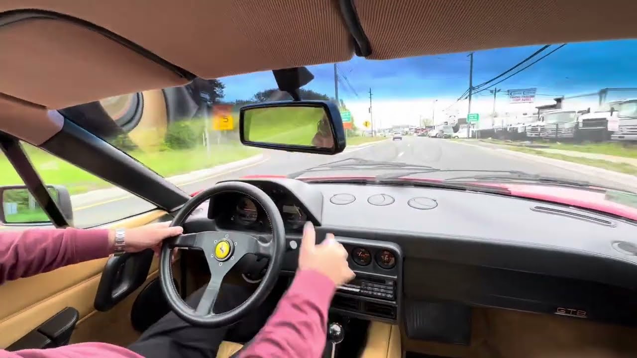 1988 Ferrari 328 GTB Driving Video
