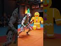 Dalmatian Mohawk vs Gingerbread Man 🥋 #martialarts #animation
