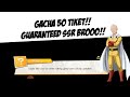 GACHA 50 TIKET GUARANTEED SSR LHOO !!! | ONE PUNCH MAN