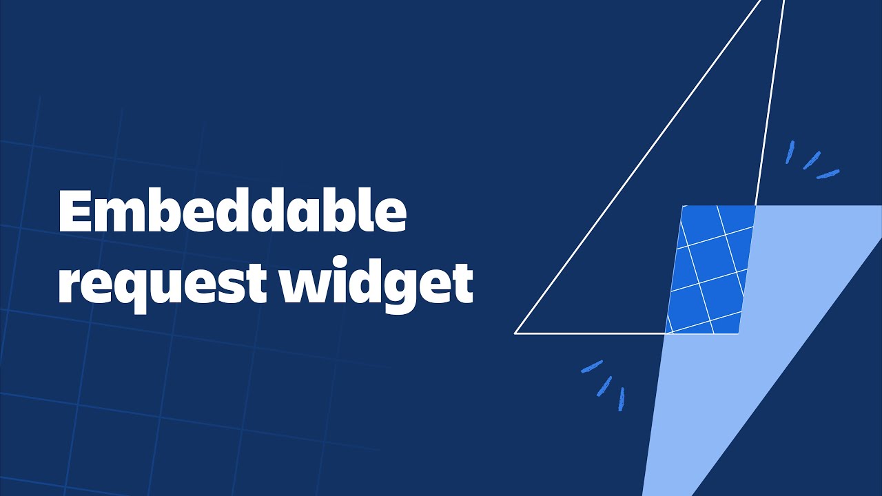 Embeddable Request Widget in Jira Service Management 