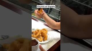 Se parecen los Churros de España 🇪🇸 a los de México 🇲🇽? #shorts #churros #postres #food