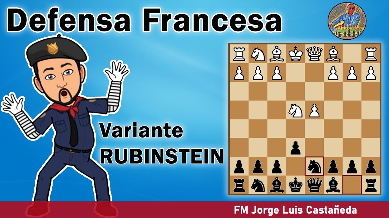 Como jugar la defensa Francesa! Variante Rubinstein!