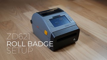 Zebra ZD621: Proper Roll Badge Setup - Choose 2 Rent - Rental Device Support
