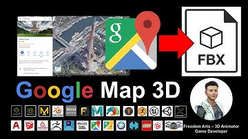 Google Map 3D to FBX - 3D Modeling Tutorial