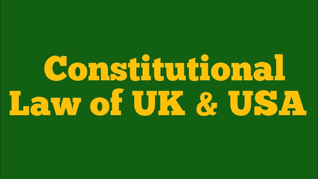 Constitutional Law of UK and USA. UK Judiciary. - YouTube