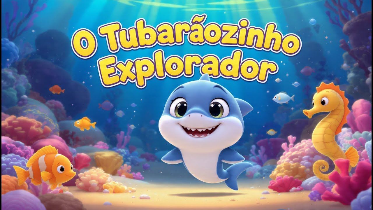 O Tubarãozinho Explorador! 🦈 Música Infantil Divertida e Educativa para Crianças