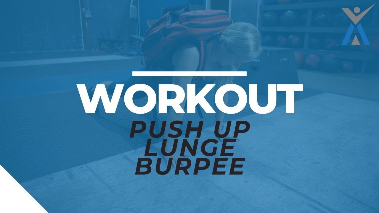 At Home Workout | Push Up - Lunge - Burpee - YouTube