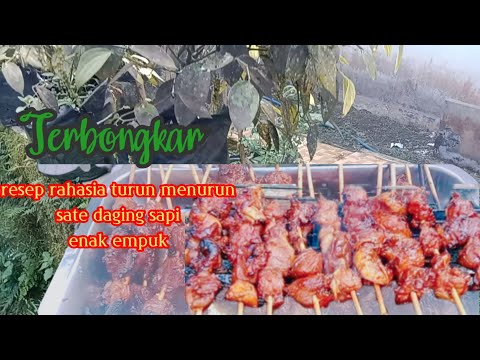 Tutorial Memasak SPECIAL MENU IDUL ADHA. RESEP SATE DAGING SAPI ENAK DAN EMPUK Yang Maknyus