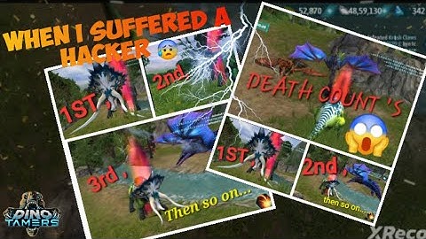 DINO TAMERS, gameplay. When I faced a hacker ☠️ player in survival match. #dinotamers