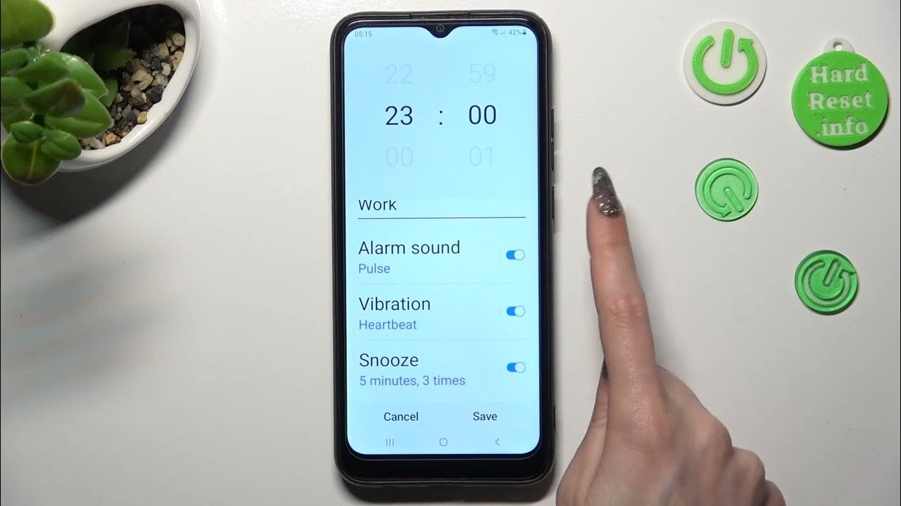 Set Up Alarm Clock SAMSUNG Galaxy A03 and Alarm Settings YouTube