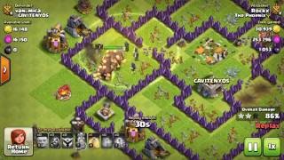BEST TH8 Attack Strategy for 3 Stars in Clan War (after March 2016 update) Clash Strategy