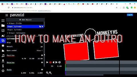 How to make a youtube outro with panzoid - 2020
