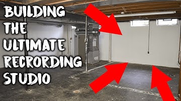 Building the Ultimate Basement Recording Studio Part 1