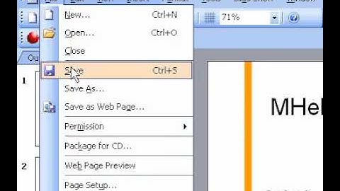 Microsoft Office PowerPoint 2003 Set or change the page title bar of a Web page