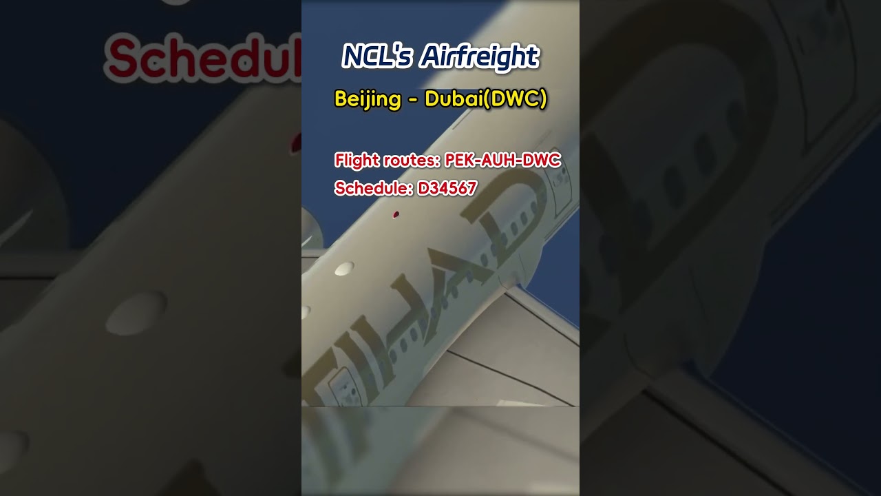 🚀【Middle East Flagship Route】Beijing→Dubai DWC✈️