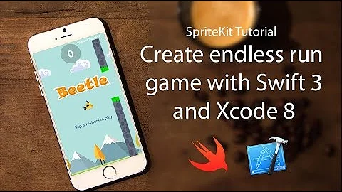 Create a game like Flappy Bird for iOS using SpriteKit, Swift 3 in Xcode 8
