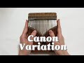 Canon Variation｜캐논변주곡｜Kalimba Cover #shorts