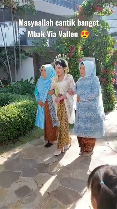 Masyaallah cantik banget Via Vallen #viavallen #pengantin