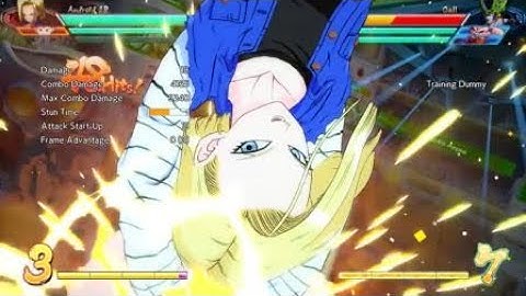 DBFZ Android 18 w/ Android 21 Assist Combo