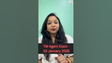 Trademark Agent Exam 2026 to be held on 10 January 2026 #IPR #TrademarkAgent #CGPDTM #LegalAspirants