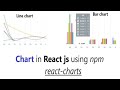 Chart in React JS || using NPM react-charts || Bar Chart || Line Chart || Bubble Chart || Area Chart