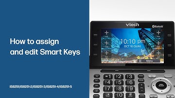Assign and edit smart keys - VTech IS8251