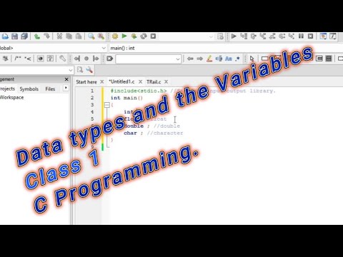 C Programming Class 01: Data Types & Variables | Bangla Tutorial for Beginners | Villain Verse