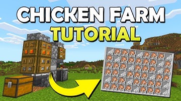 Easy 1.21 AFK Chicken Farm Tutorial in Minecraft Bedrock (MCPE/Xbox/PS4/Nintendo Switch/PC)