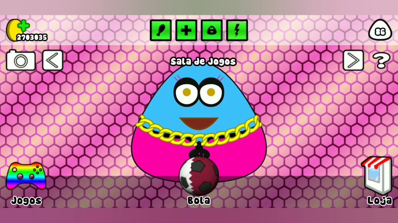 Jogo do POU - Pou bebê!!! Parte 2 - Cuidando e jogando joguinhos 