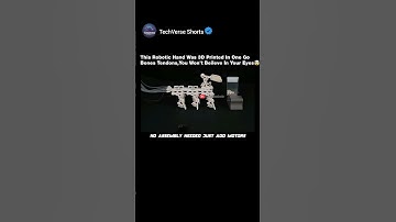 This 3D-printed robot hand has working tendons — no assembly needed!🤯#shorts