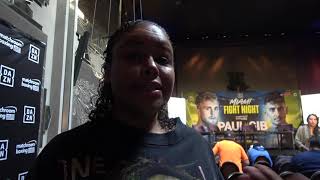Shane Mosley Wife Trista On Jake Paul vs Gib EsNews Boxing