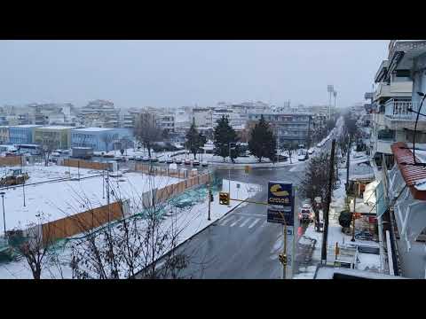 Θεσσαλονίκη: Χιόνια στη Νέα Ελβετία