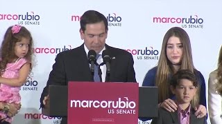 Election 2016:  Marco Rubio gives speech after being re-elected to U.S. Senate