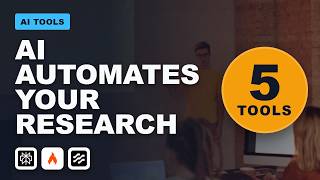 Stop Manual Research! These AI Tools Do It For You (Web Scraping & Agents)