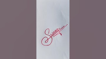 Swara💙 name signature|#trending #signature #calligraphy #viral #handwriting #shorts #youtubeshorts