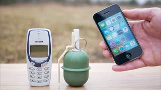 Download lagu Iphone & Nokia 3310 vs RGD-5 & XXL Firecrackers