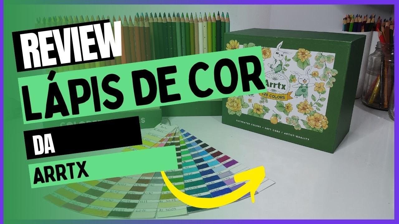 Lápis de Cor Arrtx      #colorpencil #arrtx #review #coloring #coloredpencils