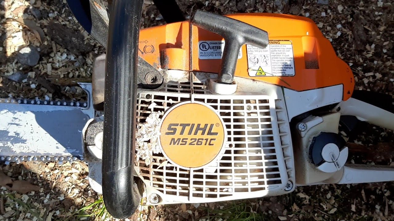Cutting Silver Maple with the Stihl MS 261 C-M - YouTube