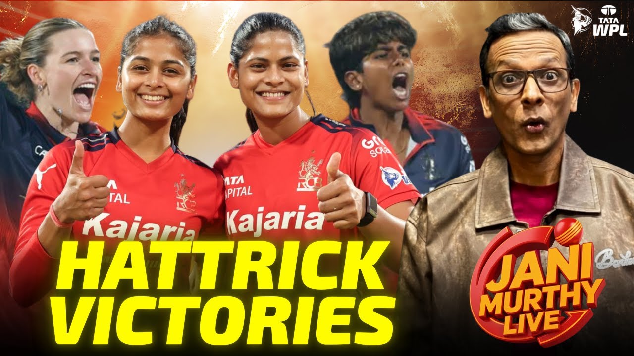 Hattrick Victories for RCB | RCB vs DC Match Preview | TATA WPL 2026 | Live with Jani🔴