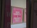 Aesthetic Motivational Wall Frames | Positive Quotes Decor🌷🌷 #youtube #aestheticdecor #unboxing