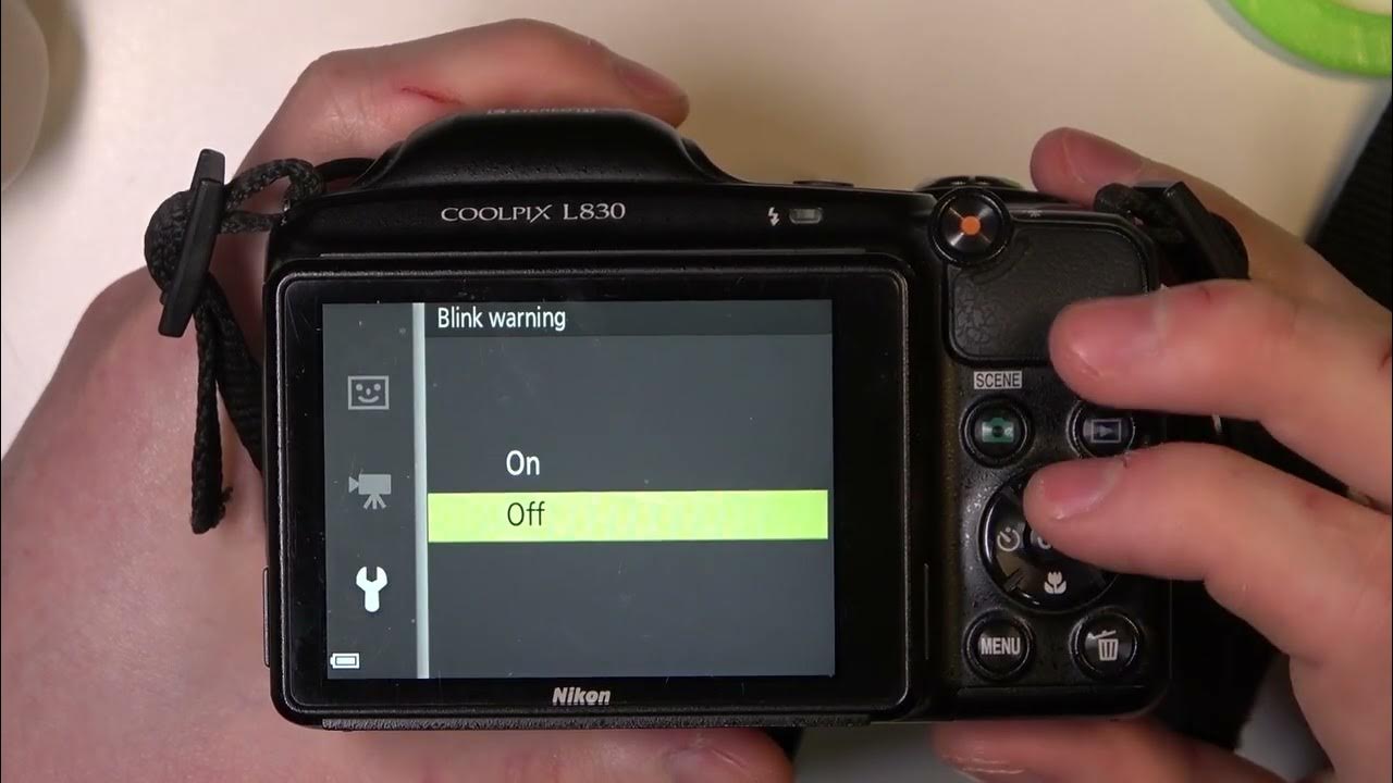 How To Enable Disable Blink Warning On Nikon Coolpix L830 YouTube how-to-make-text-smaller-on-snapchat-youtube