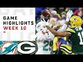 Dolphins vs. Packers Week 10 Highlights | NFL 2018